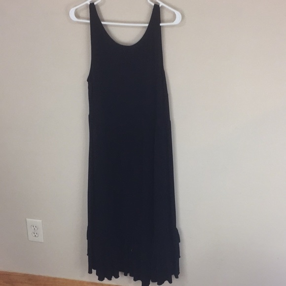 Lane Bryant Black Tank Sleeveless Maxi Dress Size 18/20 - Picture 3 of 12